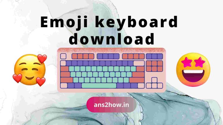 Emoji keyboard download
