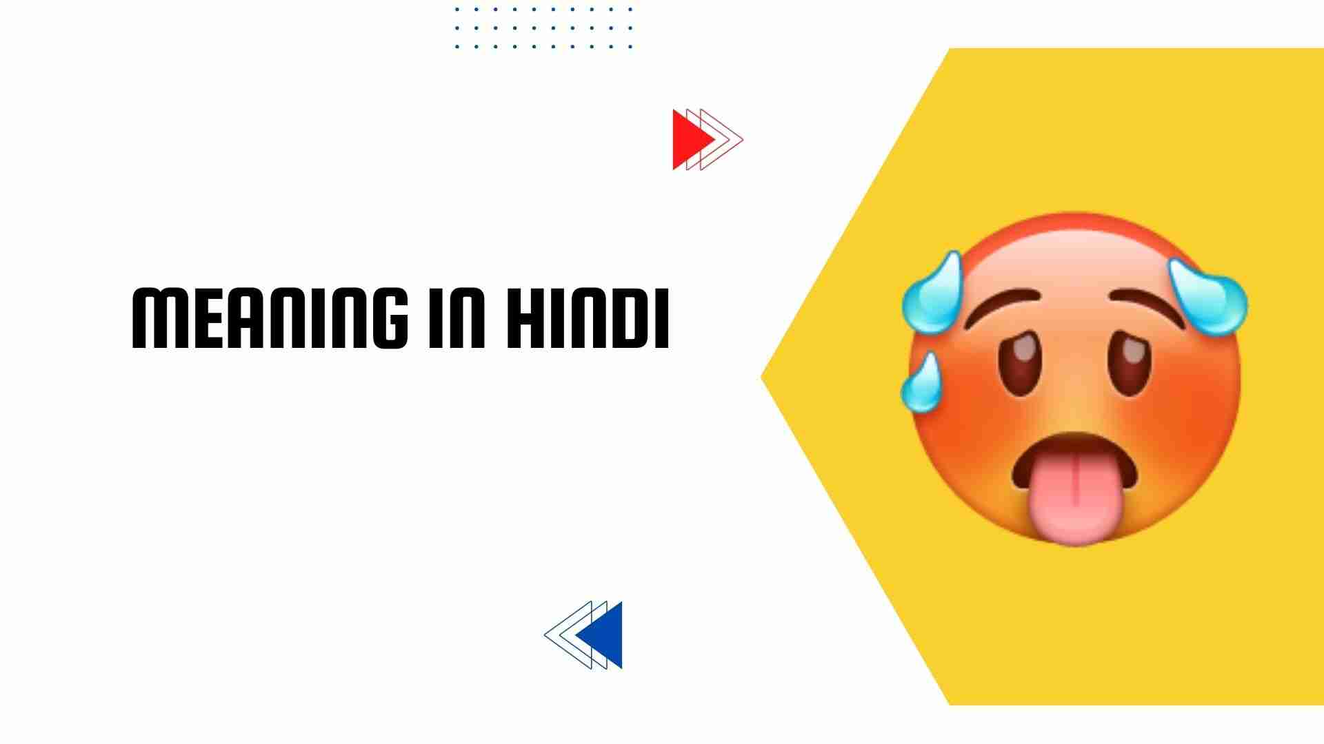 🥵 meaning in hindi