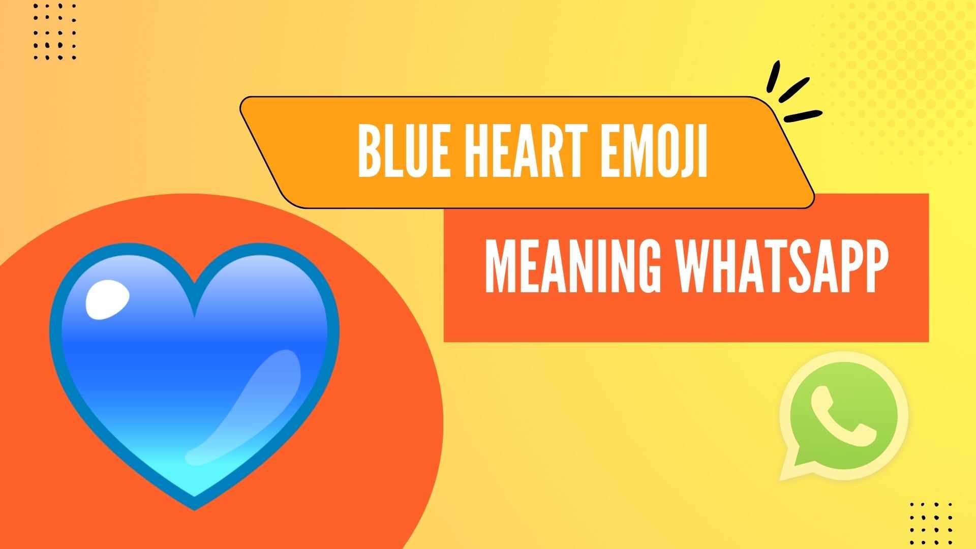 💙 Blue heart emoji meaning Whatapp