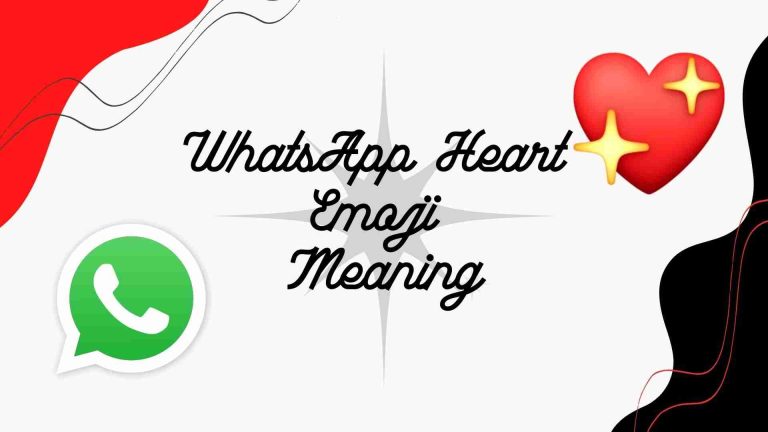 WhatsApp heart emoji meaning
