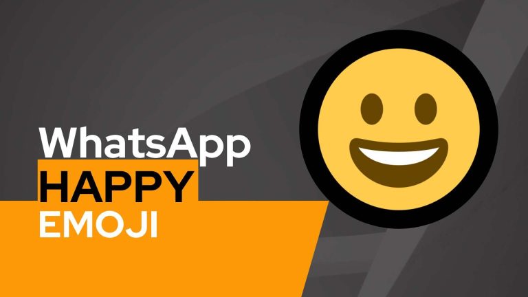 WhatsApp Happy Emoji