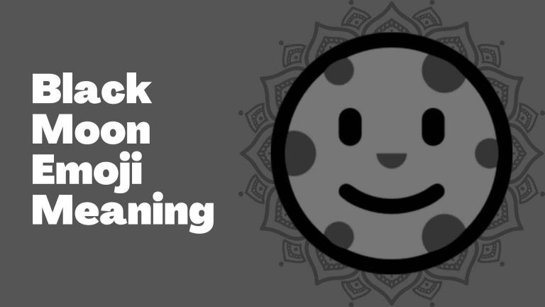 Black Moon Emoji Meaning