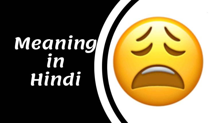 Emotional Unveiling: 😩 Meaning in Hindi! 1min