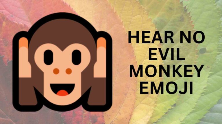 🙉 hear no evil monkey