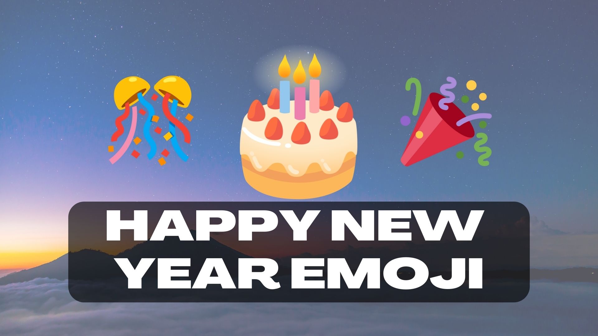Happy new year emoji