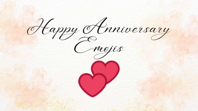 🎉 Happy Anniversary Emoji: A Festive Expression of Love and Togetherness | Embrace Bliss! 1min