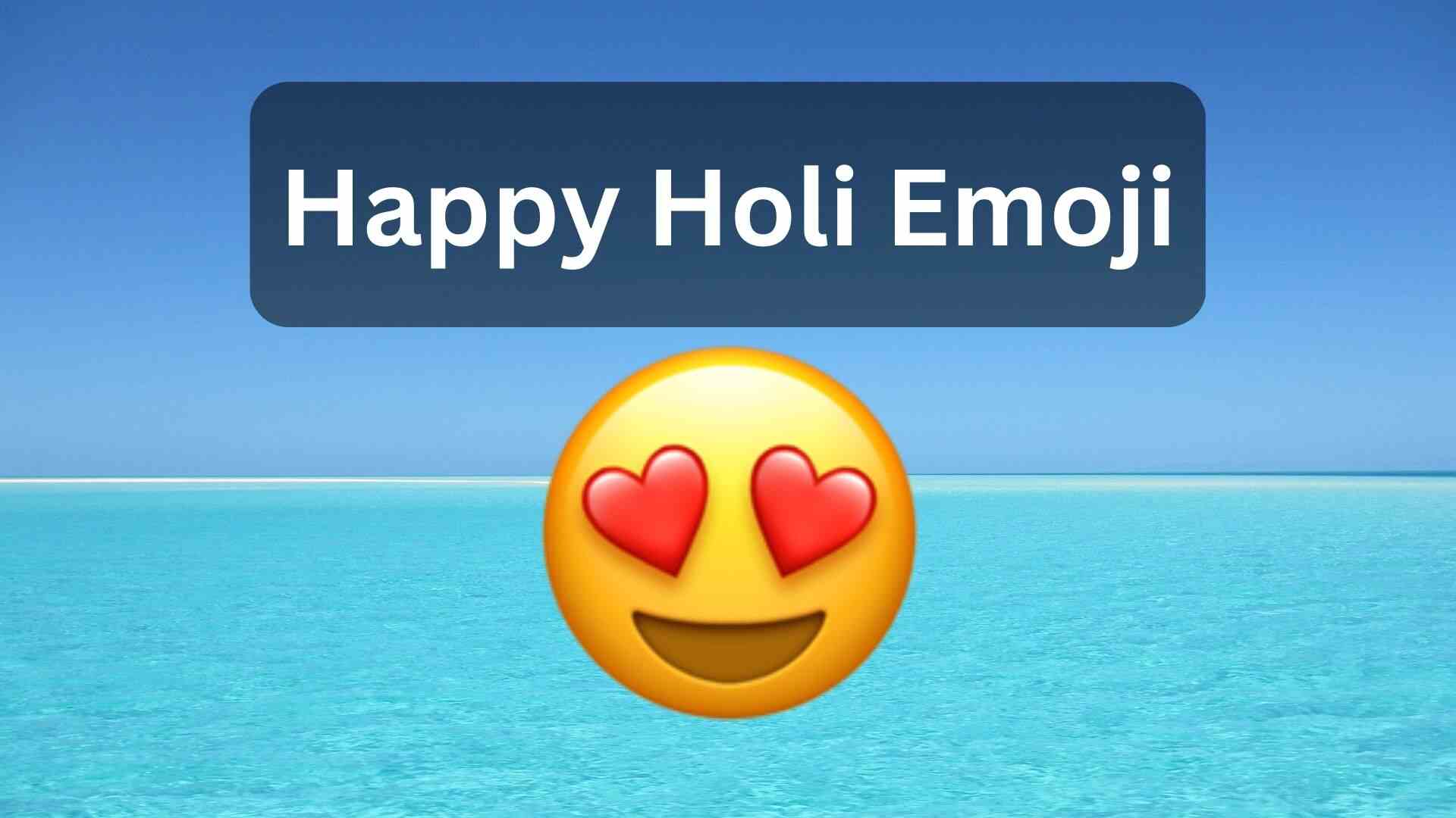 Happy Holi Emoji