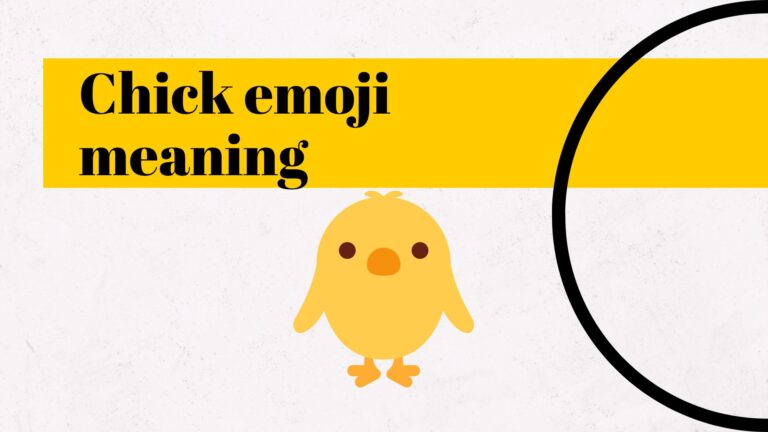 Chick emoji meaning