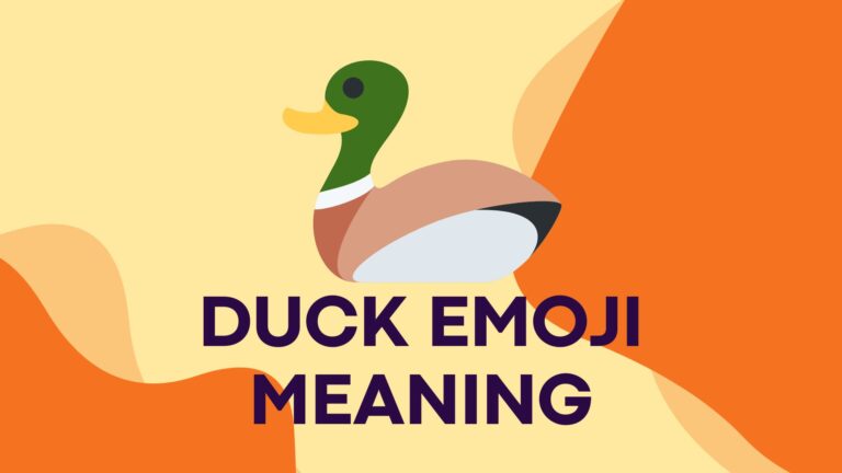Duck emoji meaning