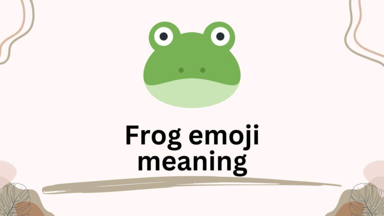 Frog emoji meaning